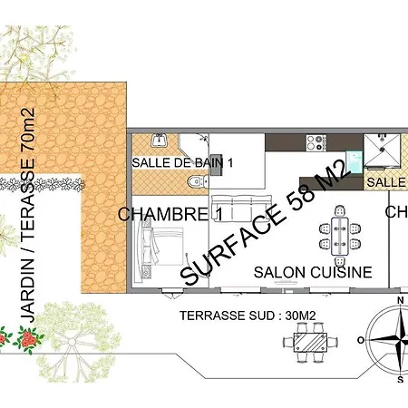 Apartament Calme A 400 M De La